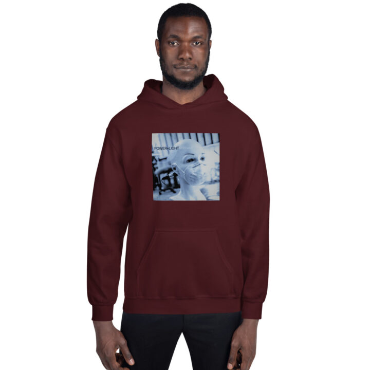 50 Foot Wave Power + Light Blue Face Hoodie - Image 4