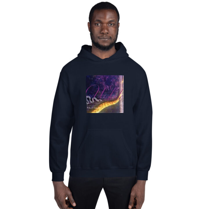 50 Foot Wave Bath White Hoodie - Image 3