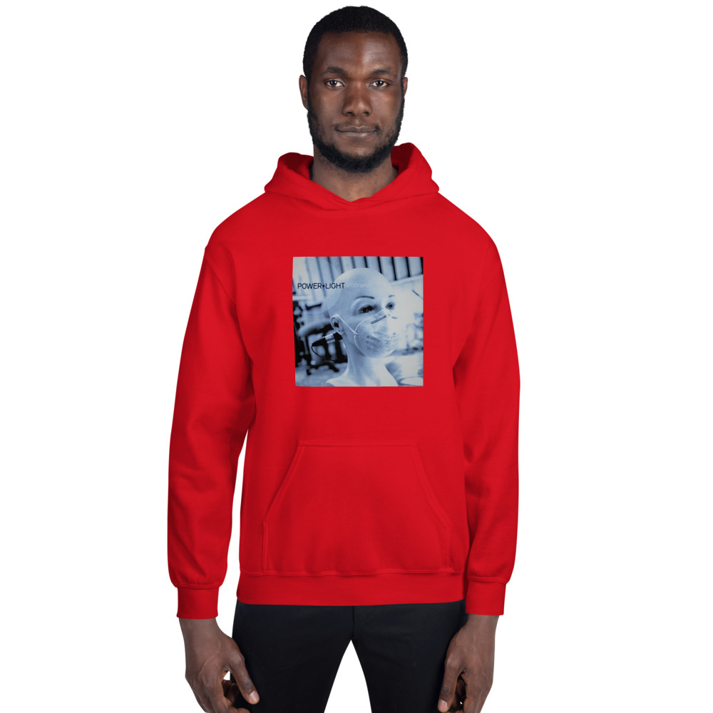 50 Foot Wave Power + Light Blue Face Hoodie