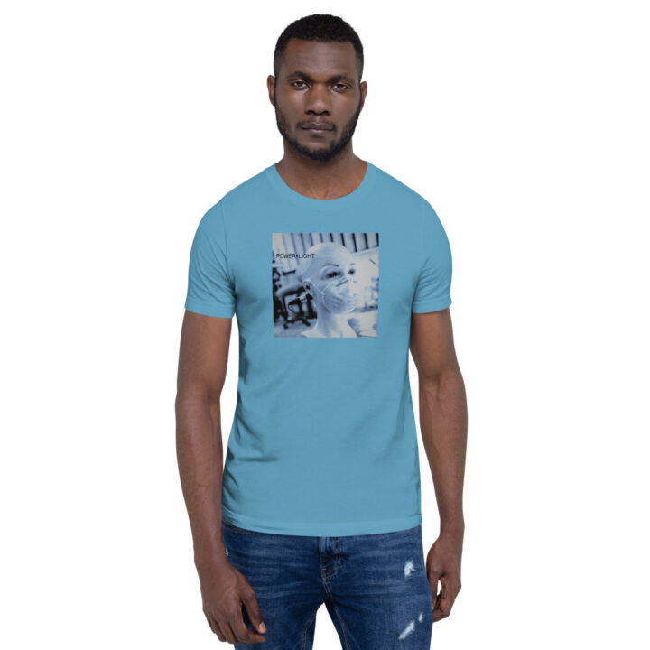 50 Foot Wave Power + Light Blue Face Soft, Lightweight T-Shirt - Image 17