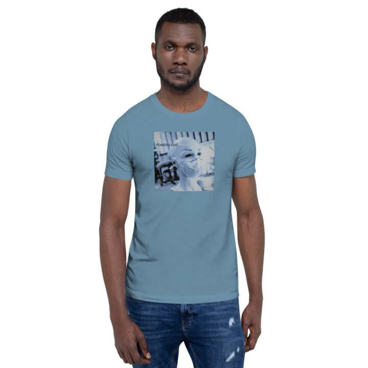 50 Foot Wave Power + Light Blue Face Soft, Lightweight T-Shirt - Image 15